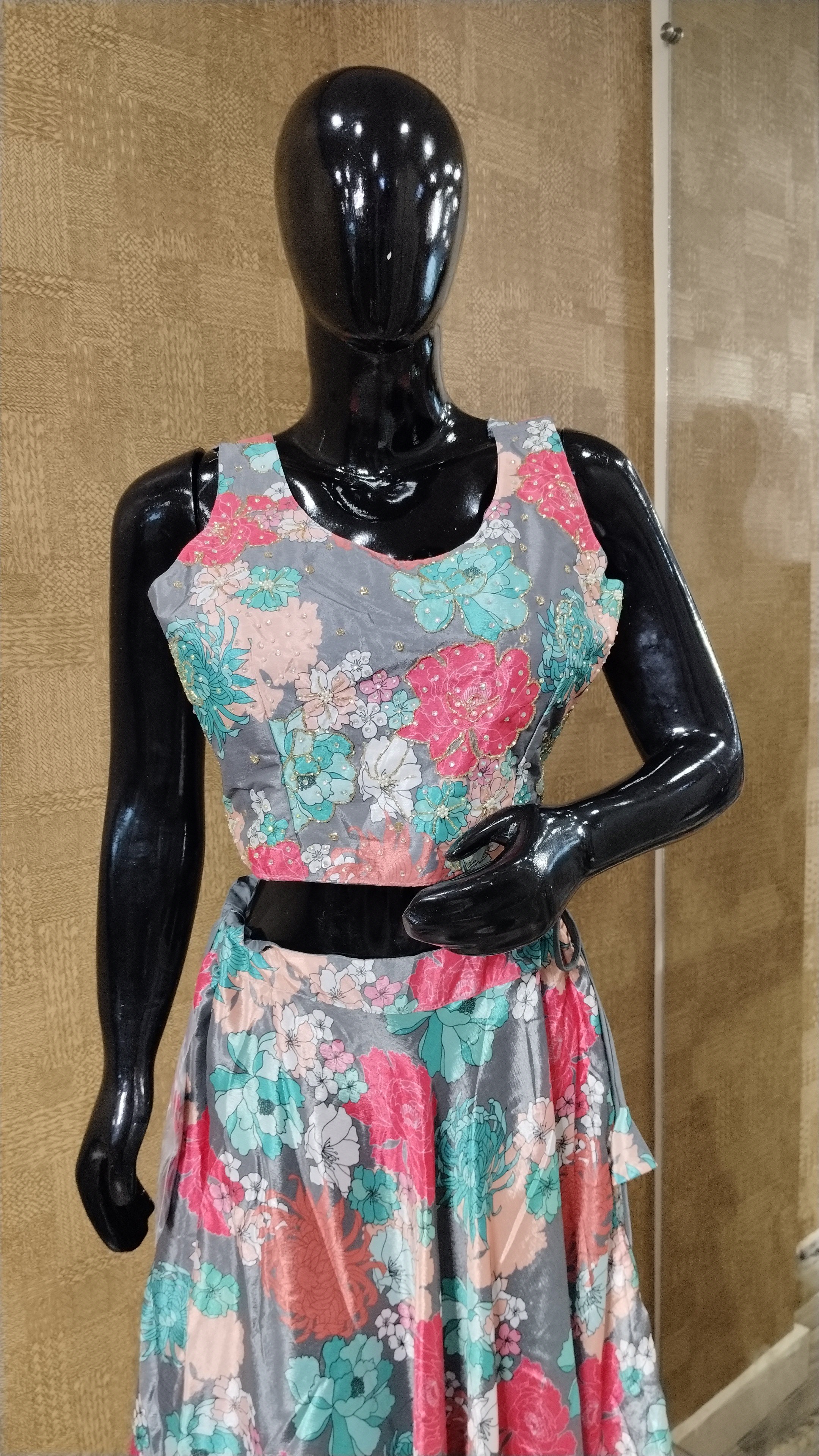 Floral Printed Lehenga Set