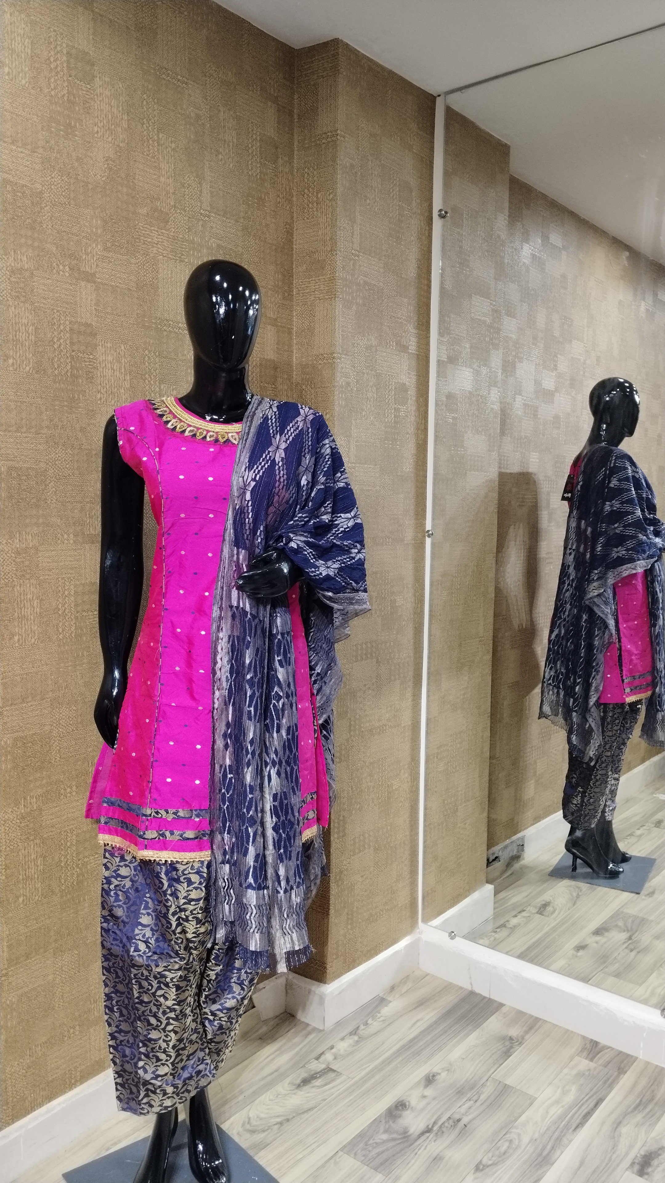 Pink Kurta with Patiala