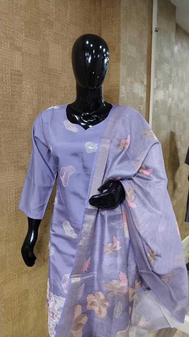 Lavender Floral Suit Set