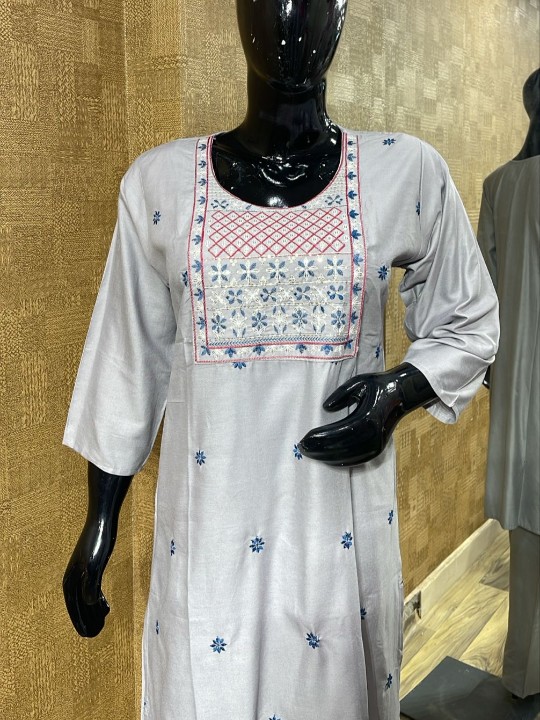 Elegant Cotton Kurti