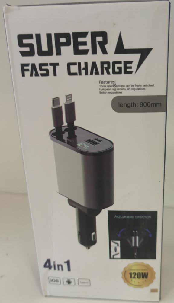 4 IN 1 CAR CHARGER