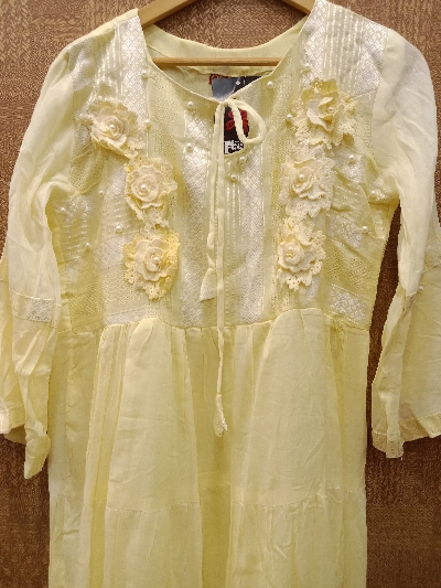 White Midi-Length Dress